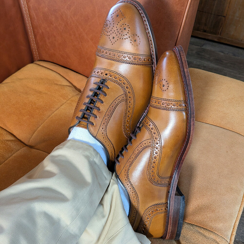 Allen Edmonds サイズ6E メッシュ　ストレートチップ　未使用品 Allen Edmonds サイズ6E メッシュストレートチップ未使用品