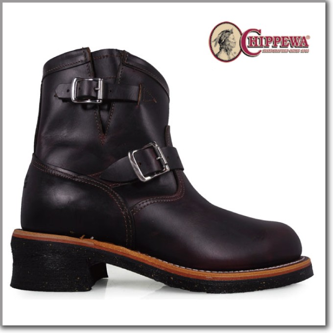 CHIPPEWA 【並行輸入品】チペワ 1901M11 E width CORADOVAN Engineer