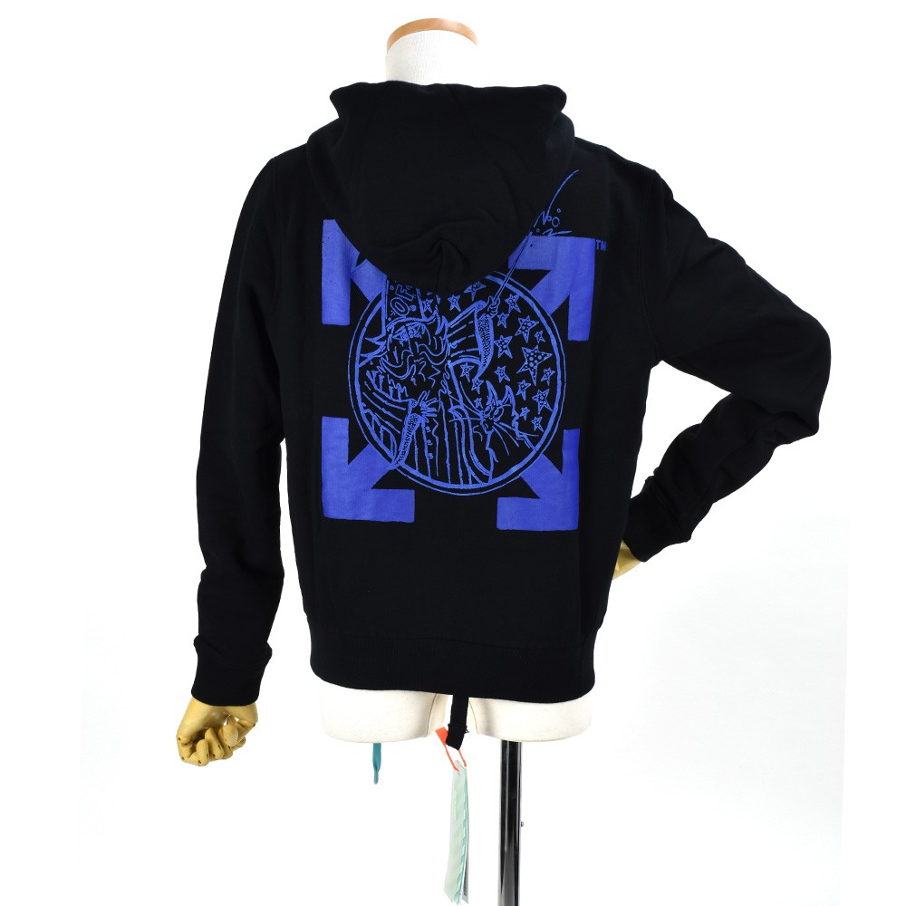 off white オフホワイト OMBE001F19E30017 1030 ジップアップ