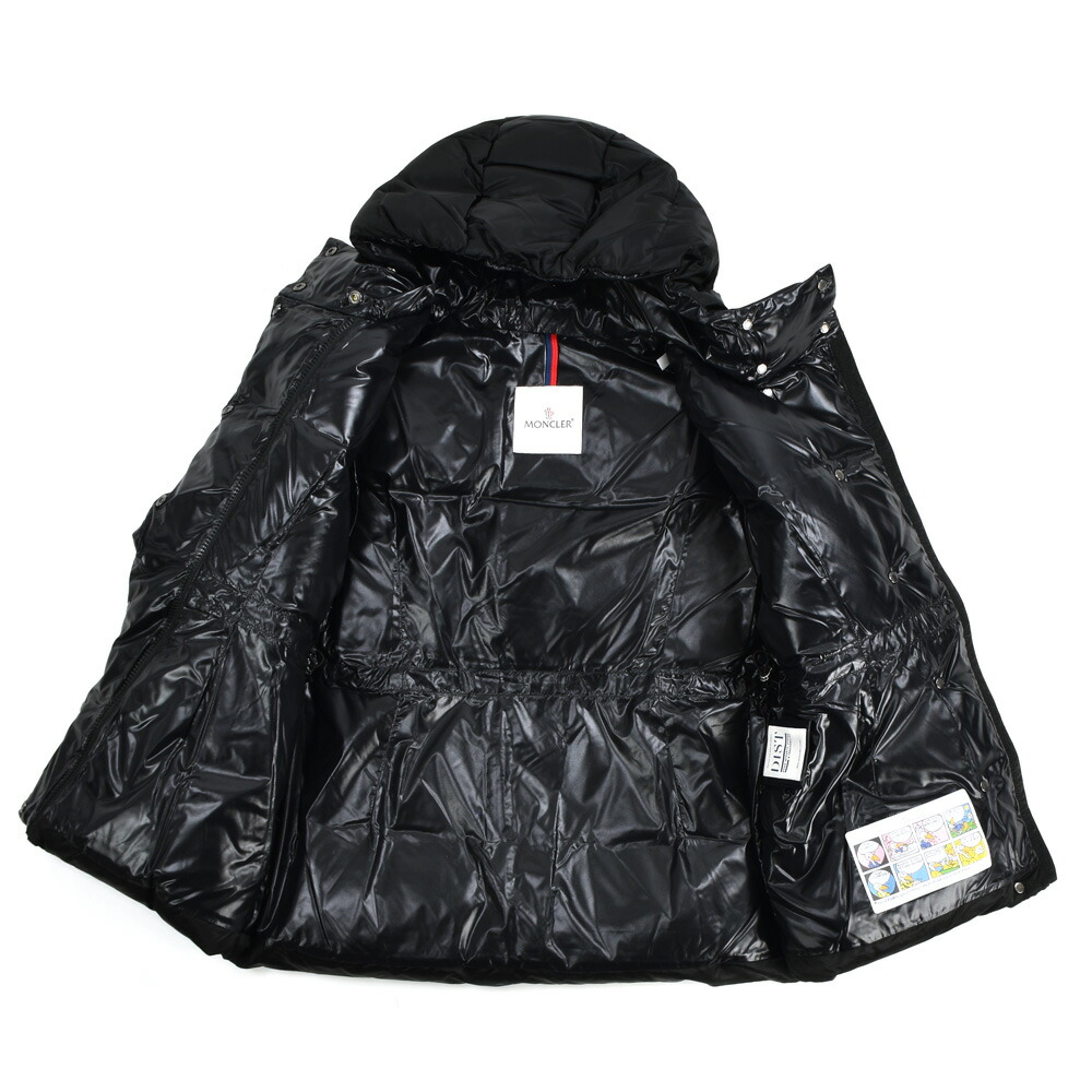 モンクレール ダウンジャケット キッズ ジュニア 子供用 パデッドジャケット ブルゾン フード付き ブラック 黒 MONCLER KATRIN【送料無料】 1a00042-999-810_03.jpg