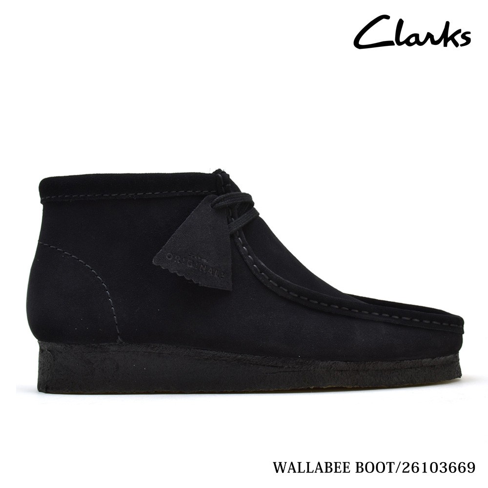 クラークス ワラビー ブーツ メンズ ブラック スエード 黒 CLARKS 26103669 :clarks-35409:クラウドシューカンパニー - 通販 - Yahoo!ショッピング