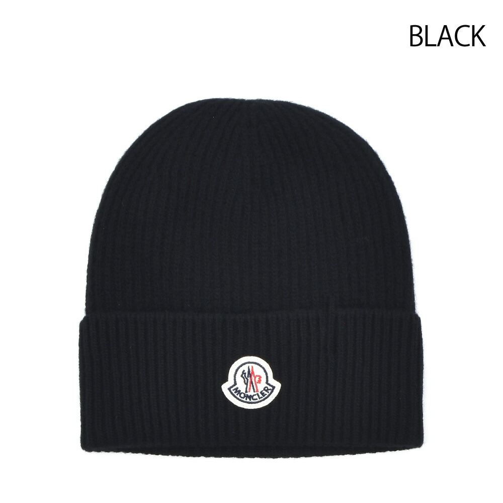MONCLER ネイビー レディース　ニット帽 MONCLER モンクレール ニット帽 レディース ビーニー ニット