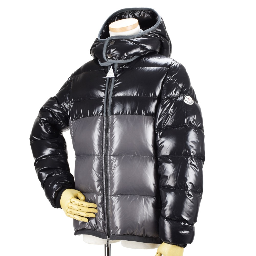 モンクレール ハリー ダウンジャケット メンズ アウター ブラック グレー 黒 フード付き MONCLER HARRY