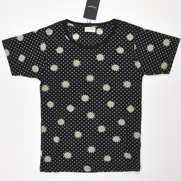 SAINT LAURENT スパンコール 半袖Tシャツ SAINT LAURENT スパンコール 半袖Tシャツ