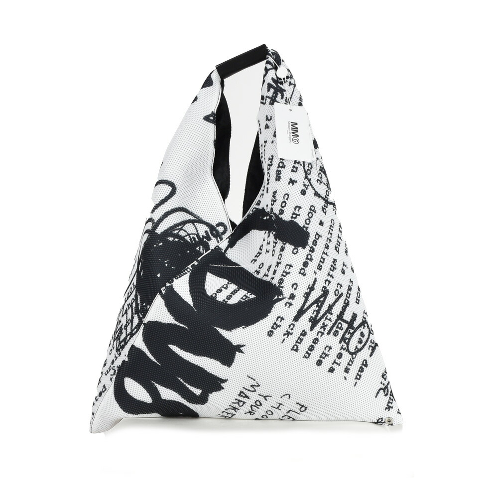 MM6 Maison Margiela トートバッグ 　ショルダーバッグ　黒/白 MM6 エムエム6 メゾンマルジェラ MAISON MARGIELA バッグ 2WAY