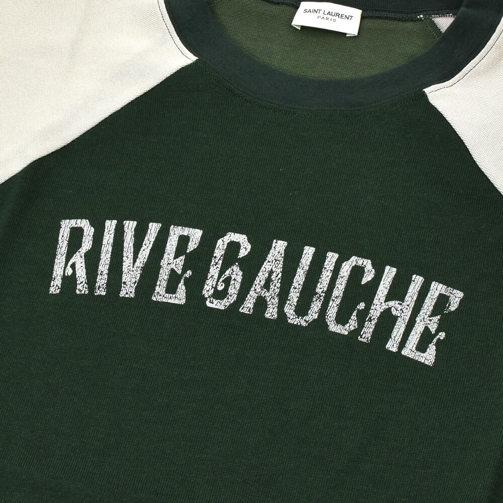 【国内発送】SAINT LAURENT ラグランTシャツ 710826-3022 楽天市場】【お買い物マラソンSALE】サンローラン Tシャツ