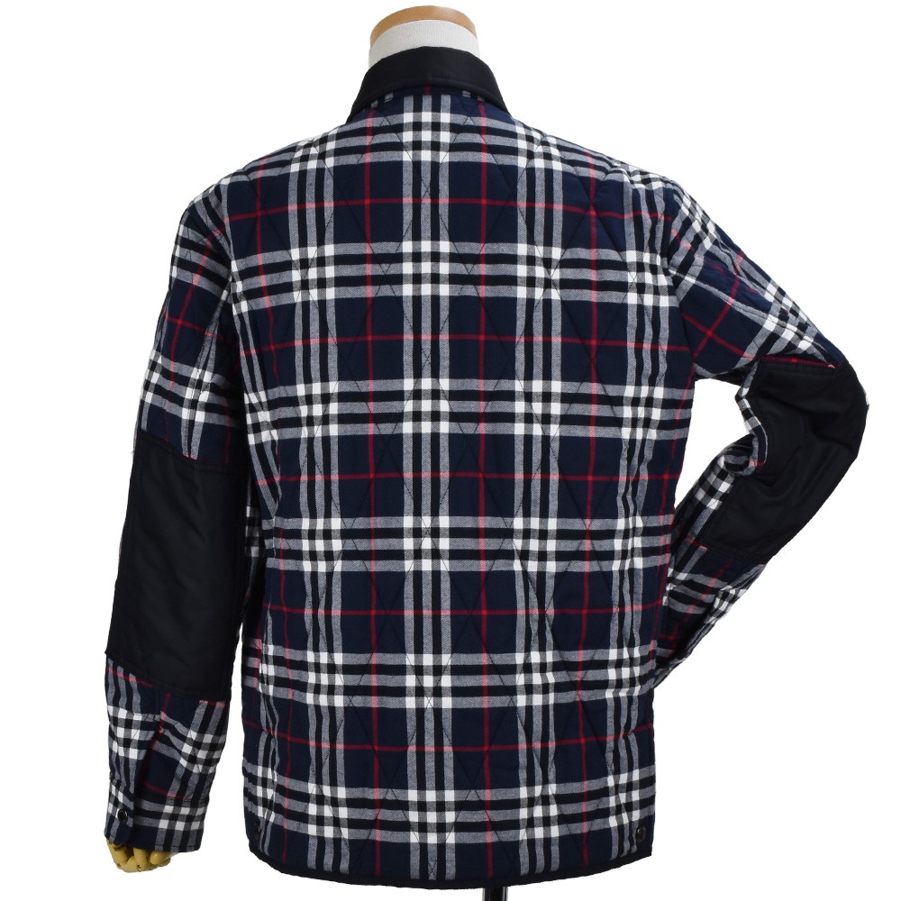 バーバリー チェックシャツ ジャケット ブルゾン ネイビー メンズ BURBERRY 8019108/A1960 VINTAGE CHECK  SHIRT JACKET NAVY