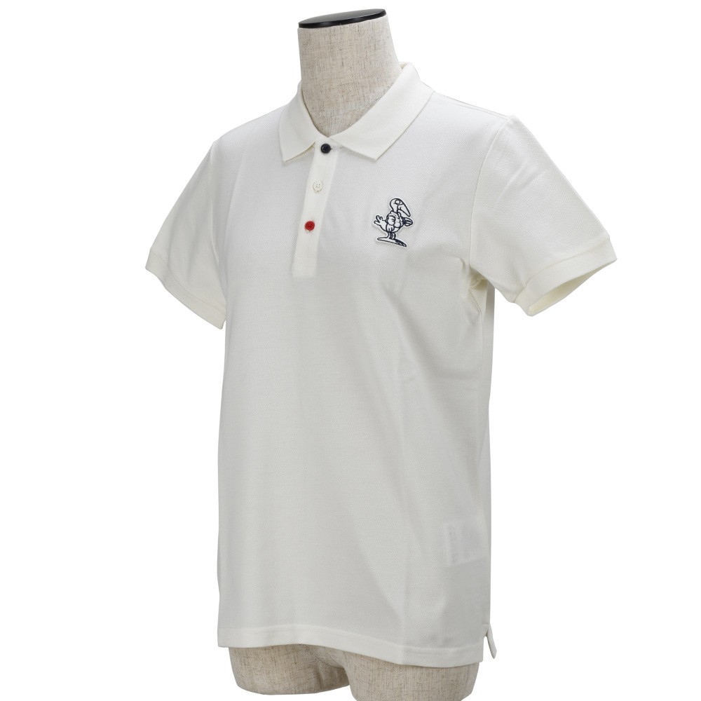 MONCLER　モンクレール　ホワイト　ワッペン　ポロシャツ　Tシャツ　半袖 MONCLER（モンクレール） 【並行輸入品】モンクレール トップス