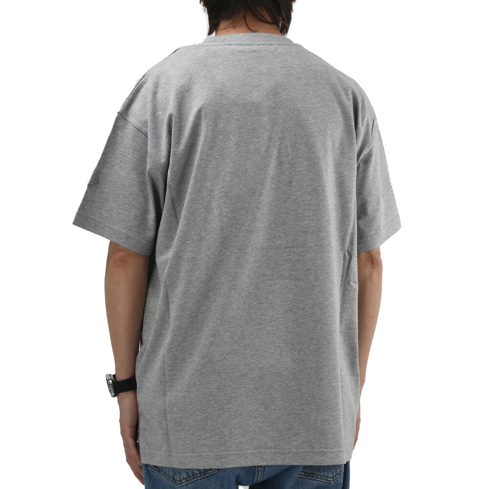 美品】MONCLER ワンポイントTシャツ 半袖 グレー L - メルカリ