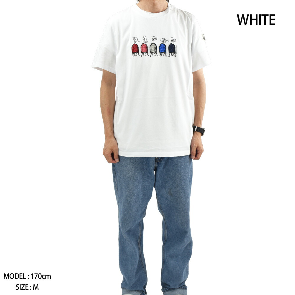モンクレール MONCLER Tシャツ メンズ カットソー 半袖 クルーネック