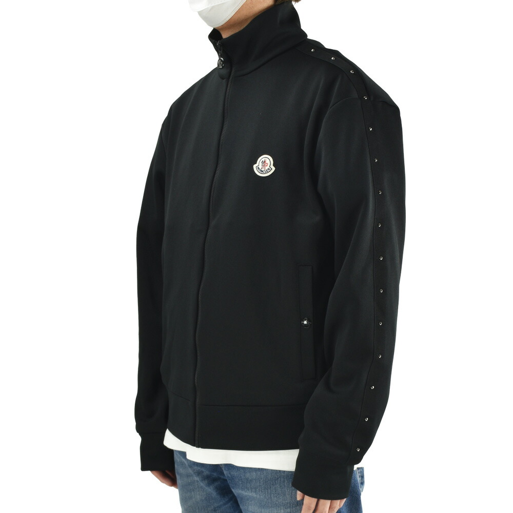 即納！最大半額！ モンクレール MONCLER ジップアップパーカー スタッズ メンズ ジャケット・アウター