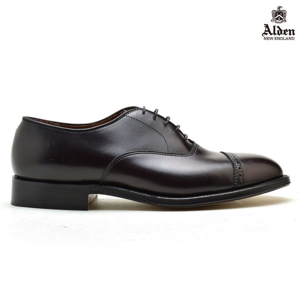 オールデン オックスフォード ドレス ビジネス 革靴 紳士靴 バーガンディー 905 メンズ ALDEN STRAIGHT TIP BAL OXFORD