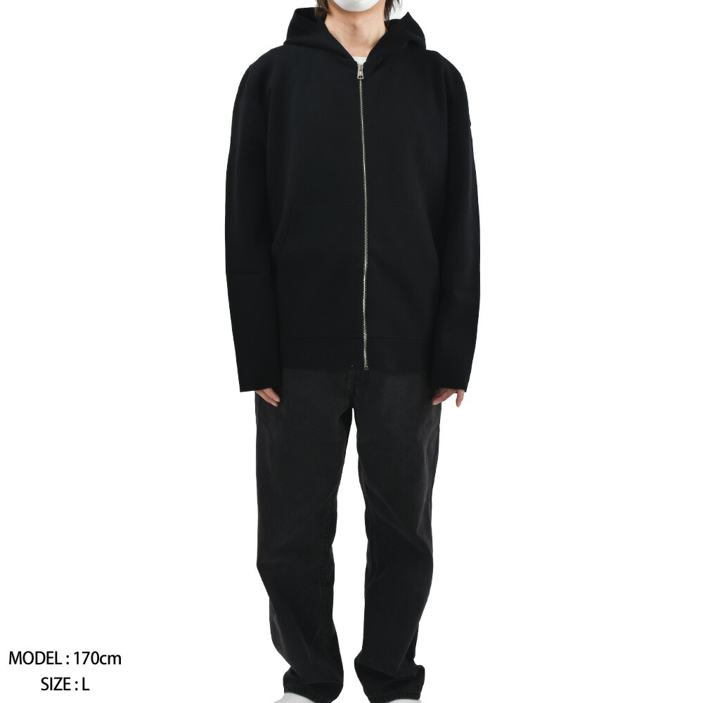 MONCLER モンクレール フード付きウールカーディガン メンズ