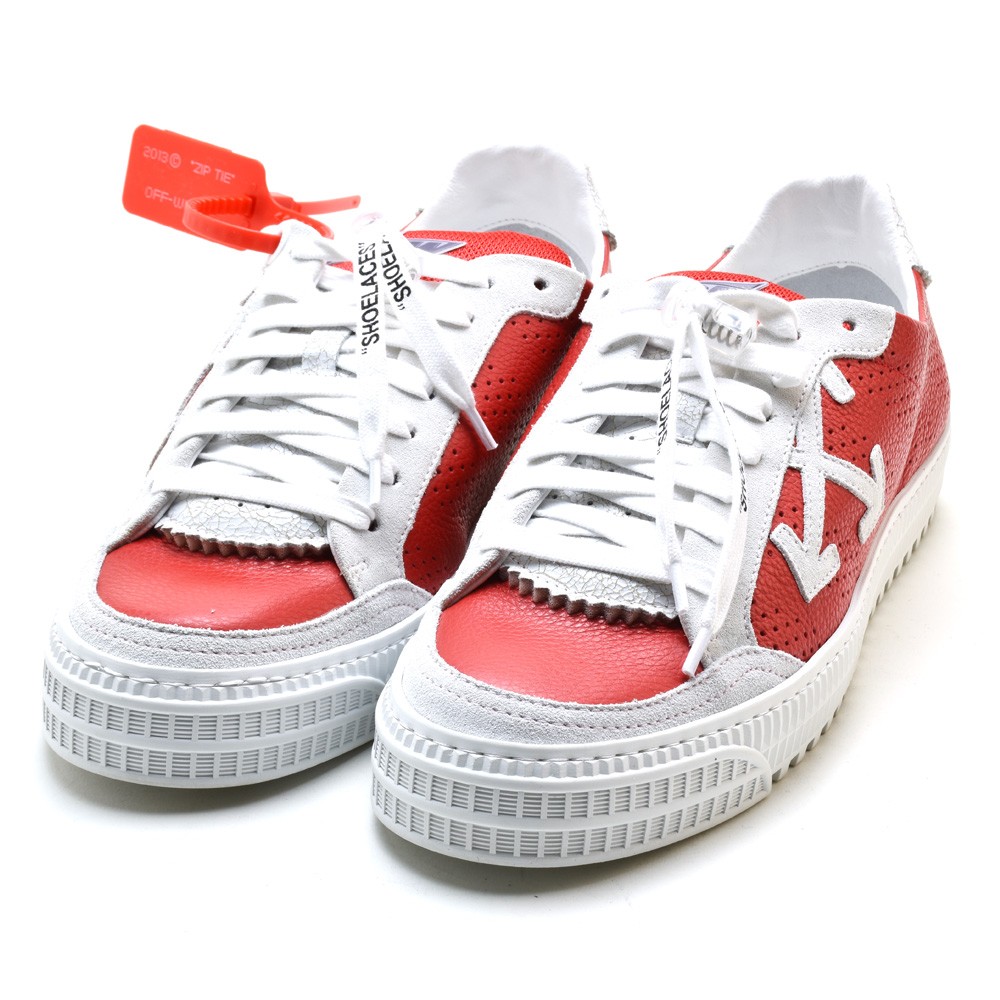 off white オフホワイト OMIA112R19B27001 2001 RED スニーカー