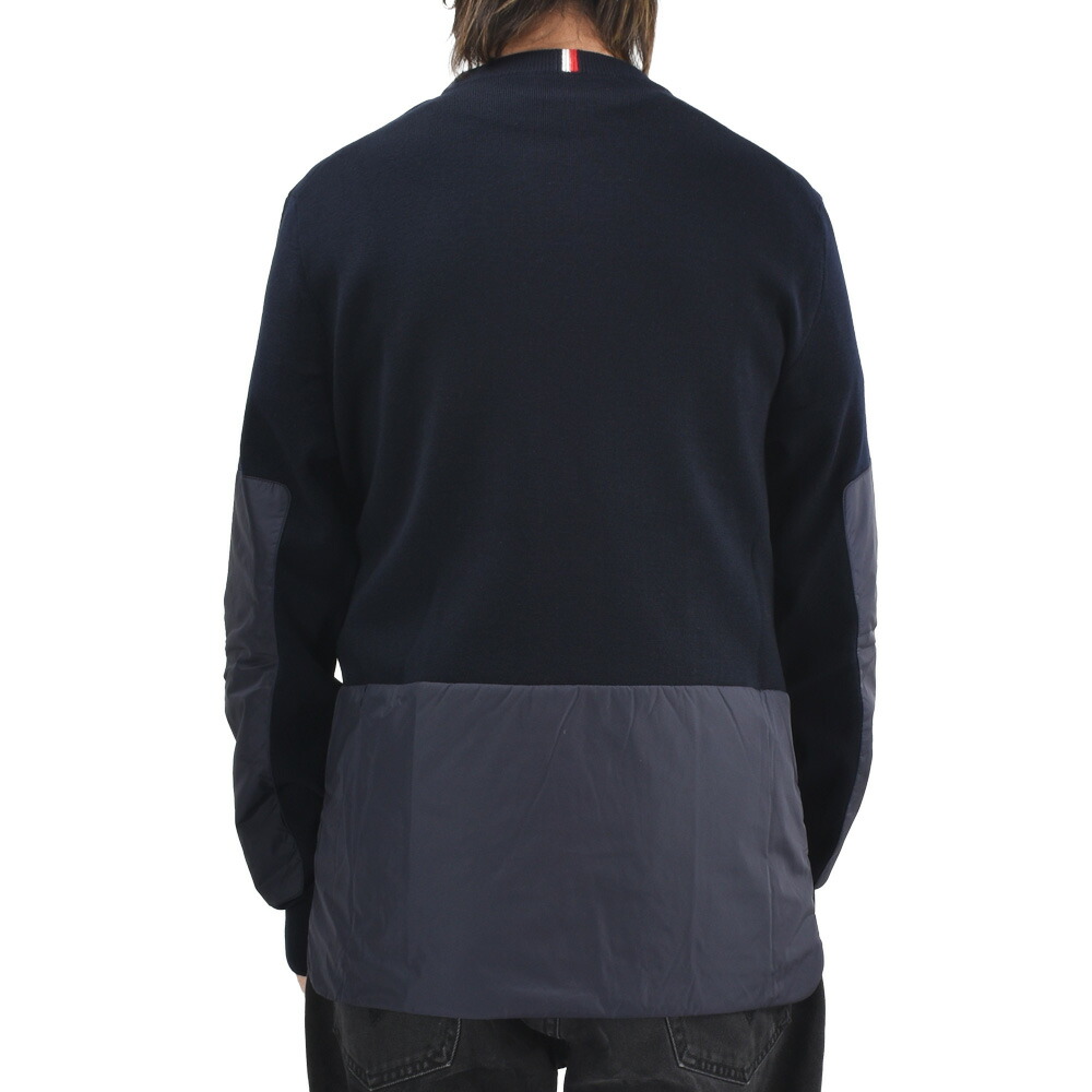 MONCLER ネイビー クルーネックニット 9c00009-771_03.jpg