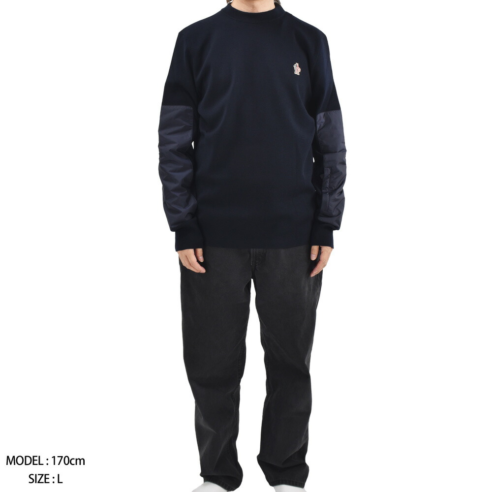 MONCLER ネイビー クルーネックニット 楽天市場】【7/30限定・最大2万円OFFクーポン配布中】MONCLER