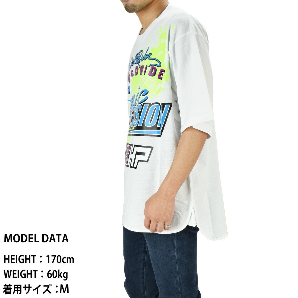 ディーゼル Tシャツ ビッグシルエット カットソー 半袖 クルーネック ホワイト 白 T-DELPHONE メンズ