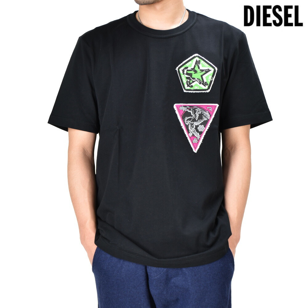 DIESEL 半袖 DIESEL ディーゼル Tシャツ カットソー 半袖 クルーネック