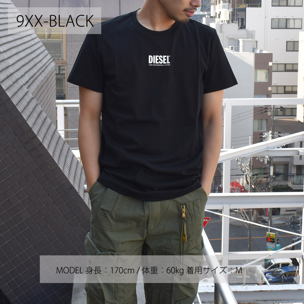 DIESEL ディーゼル Tシャツ カットソー 半袖 クルーネック