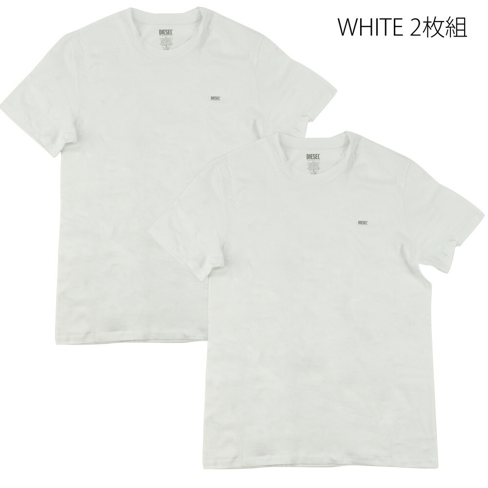 【国内発送】DIESEL Tシャツ 半袖 カットソー 白 a022900jbav100 国内発送】DIESEL Tシャツ 半袖 カットソー 白 a022900jbav100