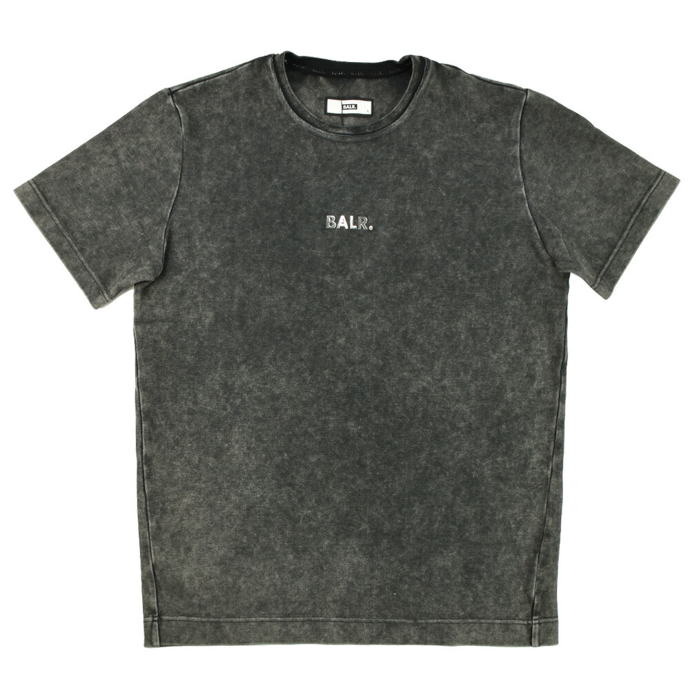 BALR. ボーラー ポロシャツ 半袖 ワンポイントロゴ ブラック