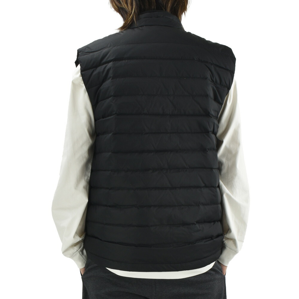 ボーラー ダウンベスト メンズ ダウンジレ ハイネック メタルロゴ 黒 BALR BALR. 【並行輸入品】ボーラー ダウンベスト メンズ ダウンジレ