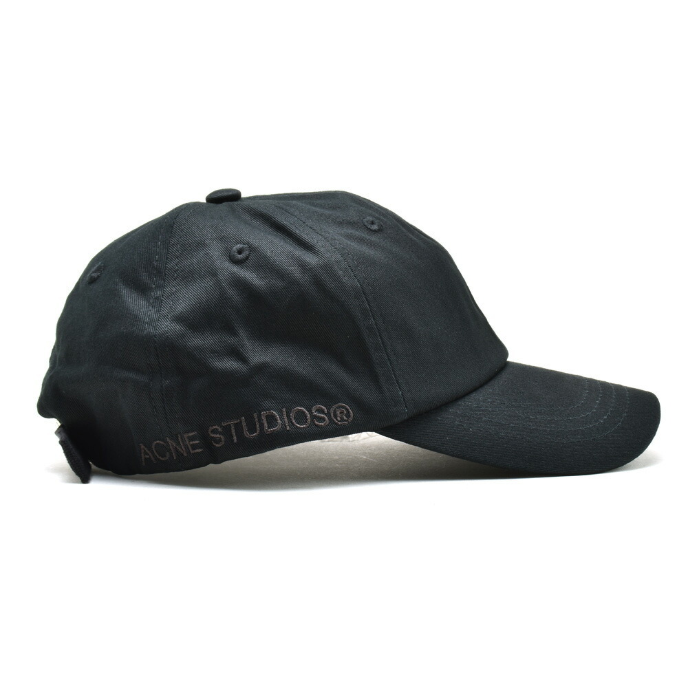 アクネストゥディオズ ベースボールキャップ 帽子 ブラック 黒 CAP