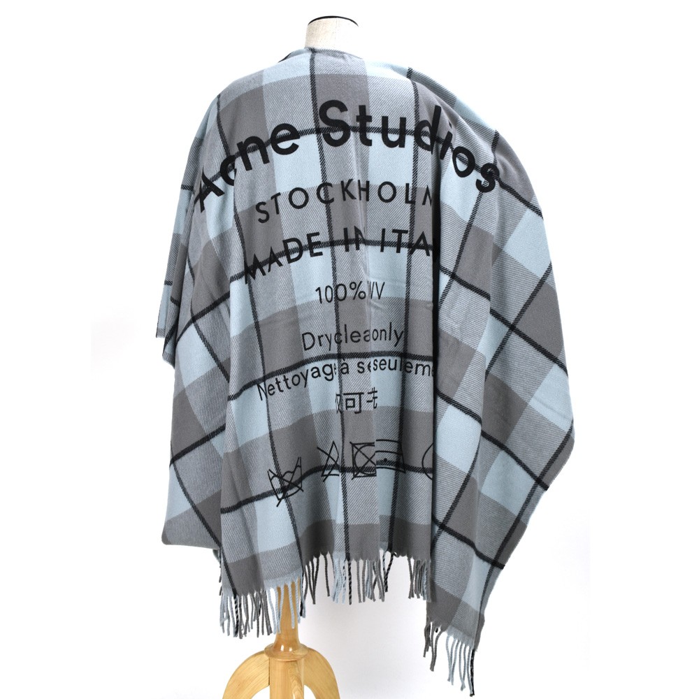 Acne Studios 大判ストール　グレー 楽天市場】アクネ ストゥディオズ Acne Studios マフラー