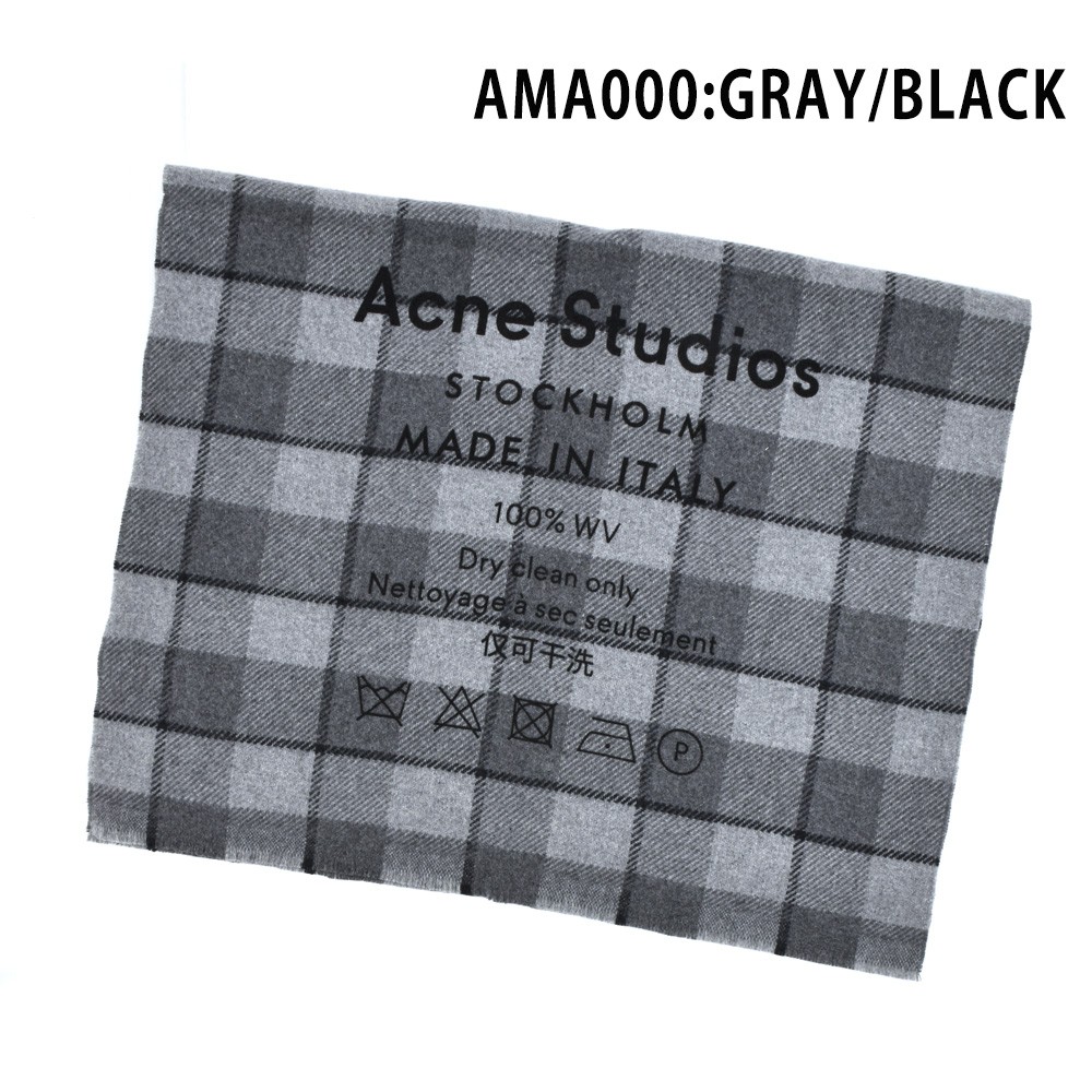 ACNE STUDIOS アクネストゥーディオ　スカーフ大判 Acne Studios アクネストゥディオズ ストール スカーフ 大判