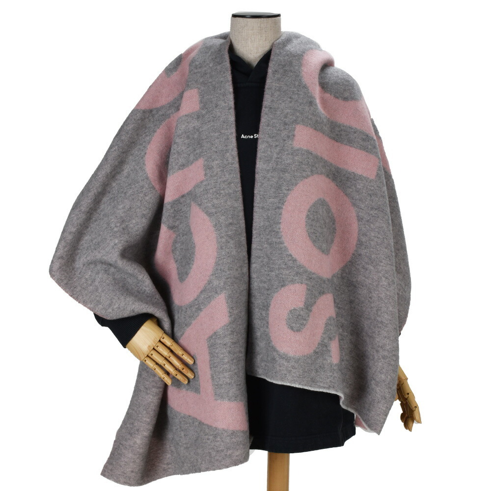 Acne Studios ピンク ストール Acne Studios - Mohair checked scarf - Fuchsia/lilac/pink