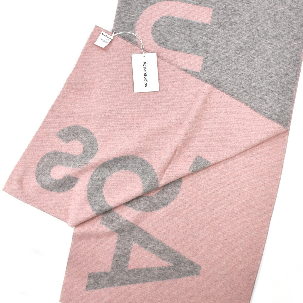 Acne Studios ピンク ストール Acne Studios アクネストゥディオズ カシミア マフラー ストール