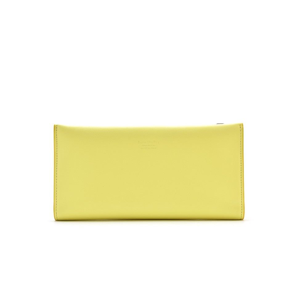 人気アイテム ☆Acne Studios☆ 二つ折り長財布 YELLOW♪ Acne Studios アクネストゥディオズ 二つ折り 長財布 イエロー