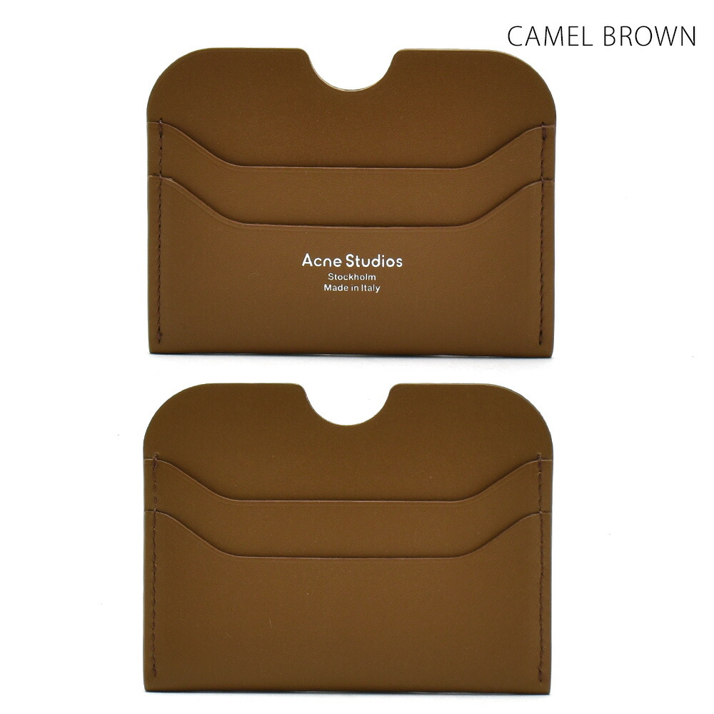 Acne Studios カードケース　ブラック Acne Studios - Leather card holder - Black