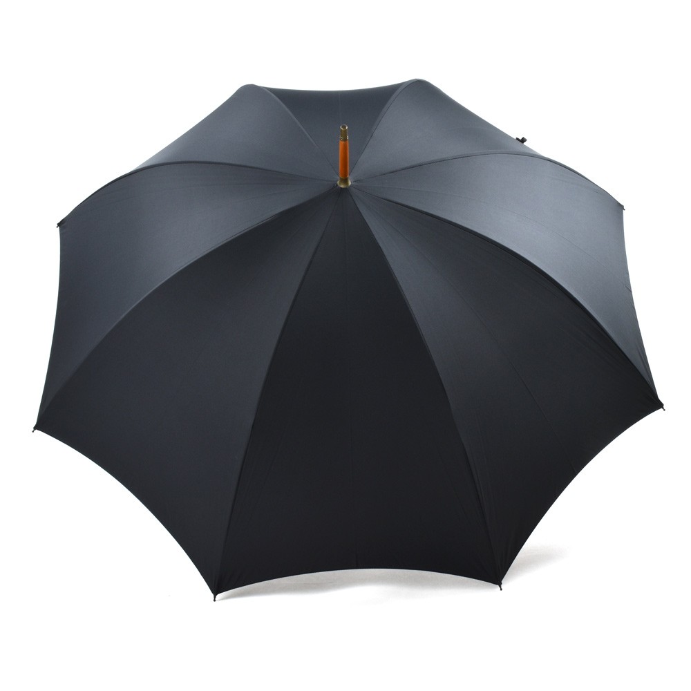 ブリッグ　英国製 雨傘 ブラック アッシュハンドル FOX UMBRELLAS（フォックス アンブレラ） 【並行輸入品】フォックス