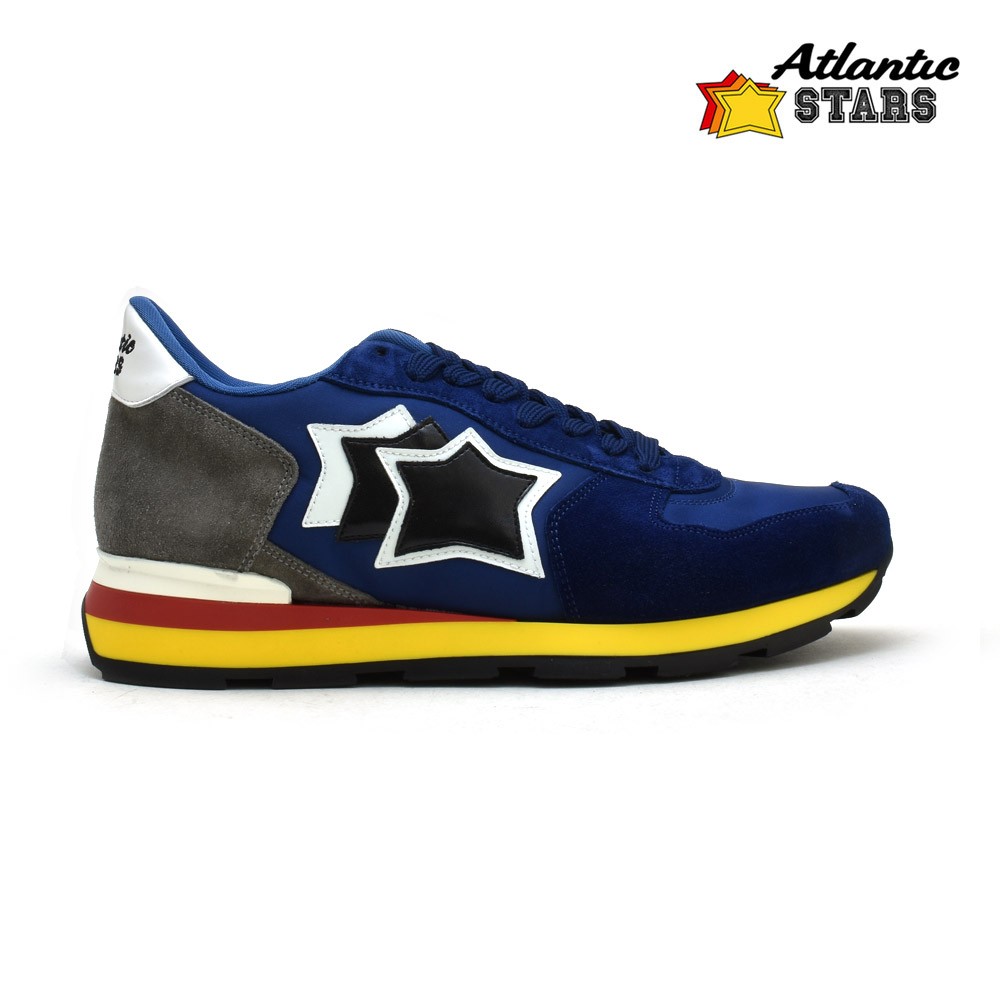 Atlantic STARS アトランティックスターズ ブルー グレー スニーカー 