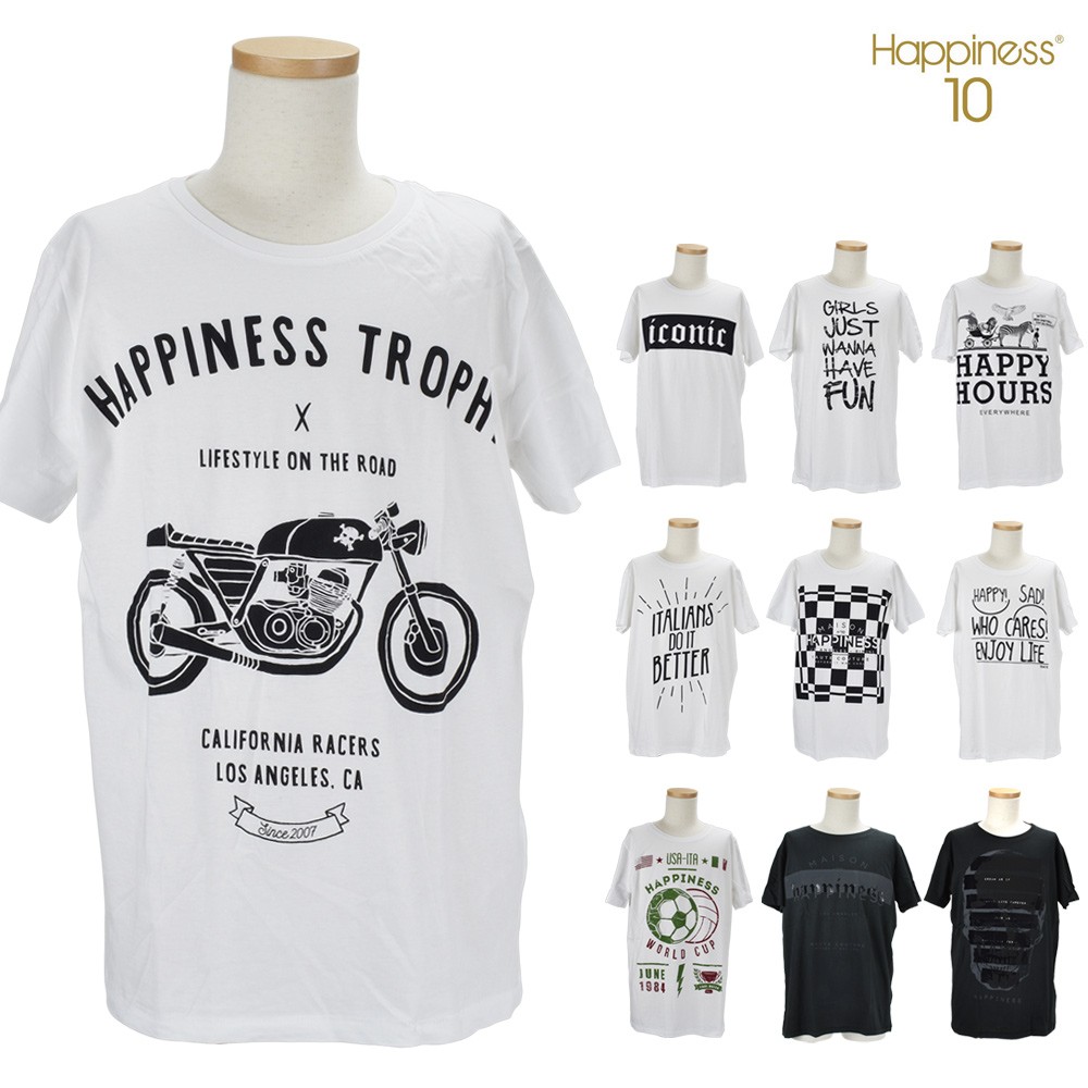 数量限定 特売 ハピネス テン Happiness10 Splendido T Shirt 001 Tシャツ トップス 半袖 メンズ 父の日 ギフト 21 人気ブランド Www Fedelatina Org