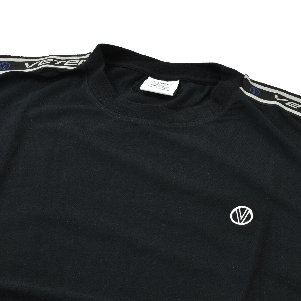 ヴェトモン Tシャツ ロゴテープ カットソー クルーネック