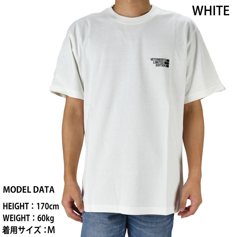 日本製特価ヴェトモン ロゴリミテッドエディションプリントTシャツ XS Tシャツ/カットソー(半袖/袖なし)