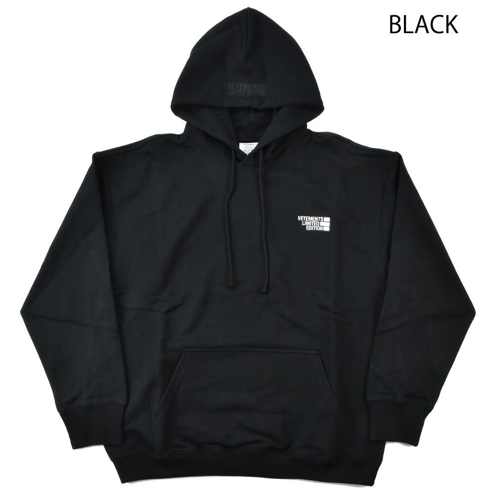 21AW】VETEMENTS ヴェトモン Logo Patch hooded プルオーバー 