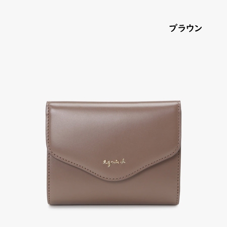 agnes b.（アニエスベー） agnes b 財布 折財布 レザー 三つ折り