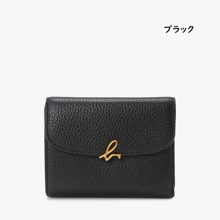 アニエスベー agnes b 財布 折財布 レザー 三つ折り ウォレット The bの画像