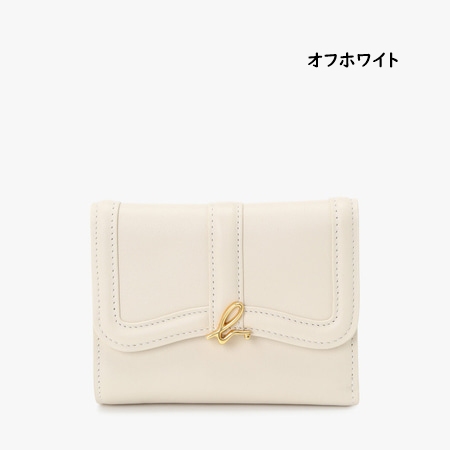 アニエスベー agnes b 財布 折財布 レザー 三つ折り ウォレット Ingridの画像