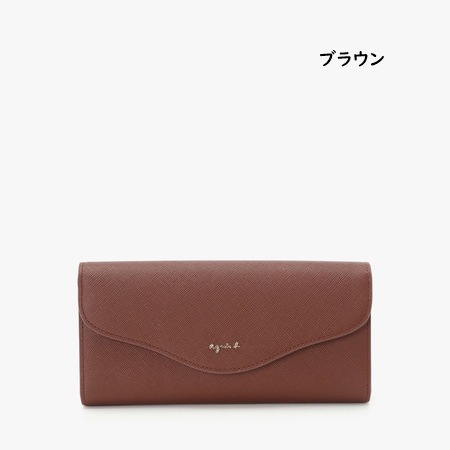 アニエスベー agnes b 財布 長財布 レザー ロングウォレット avaの画像