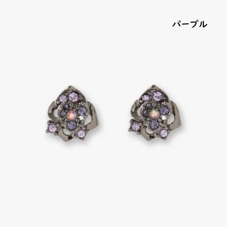 【送料無料】【ラッピング無料】アナスイ ANNASUI ピアス 薔薇モチーフの画像