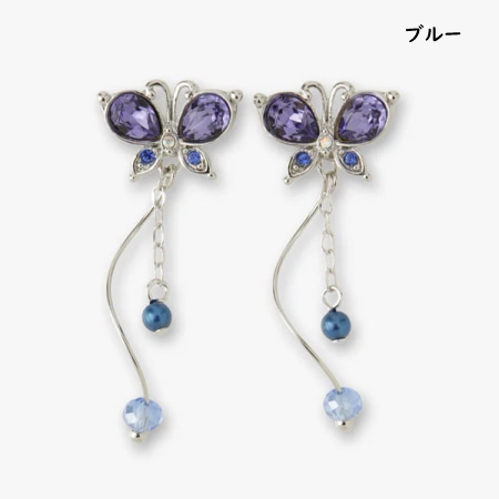 【送料無料】【ラッピング無料】アナスイ ANNASUI ピアス バタフライモチーフ_1