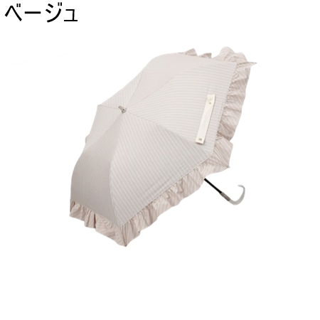 t*o様 新品52994ジルスチュアートベージュフリル晴雨兼用折りたたみ日傘雨傘 楽天市場】日傘 フリル（ブランドジルスチュアート）（バッグ