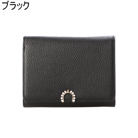 ◆【送料無料】【ラッピング無料】ランバン オン ブルー LANVIN en Bleu 財布 折財布 サンドニ 二つ折り中Lファスナー財布の画像