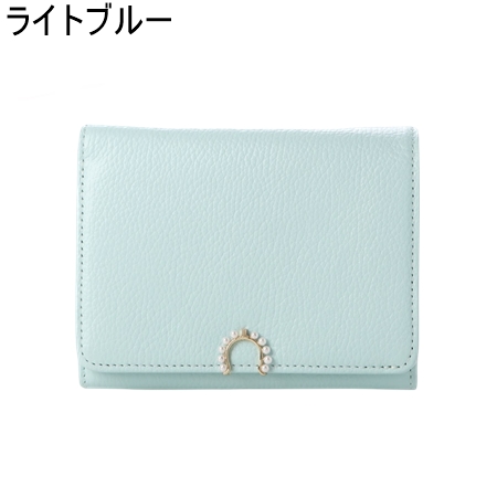 ◆【送料無料】【ラッピング無料】ランバン オン ブルー LANVIN en Bleu 財布 折財布 サンドニ 二つ折り中Lファスナー財布の画像