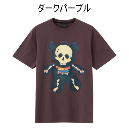 ポール・スミス Paul Smith Tシャツ Skeleton Bear プリントTシャツ