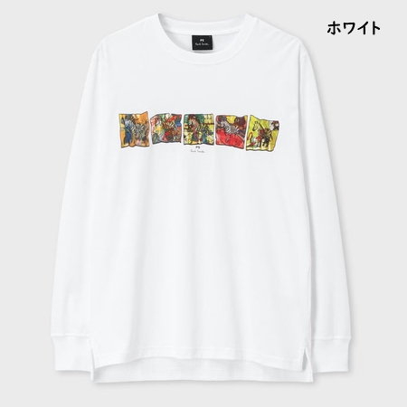 Paul Smith☆コットン ロングスリーブTシャツ Paul Smith ポール スミス 長袖Tシャツ メンズ ロングスリーブ